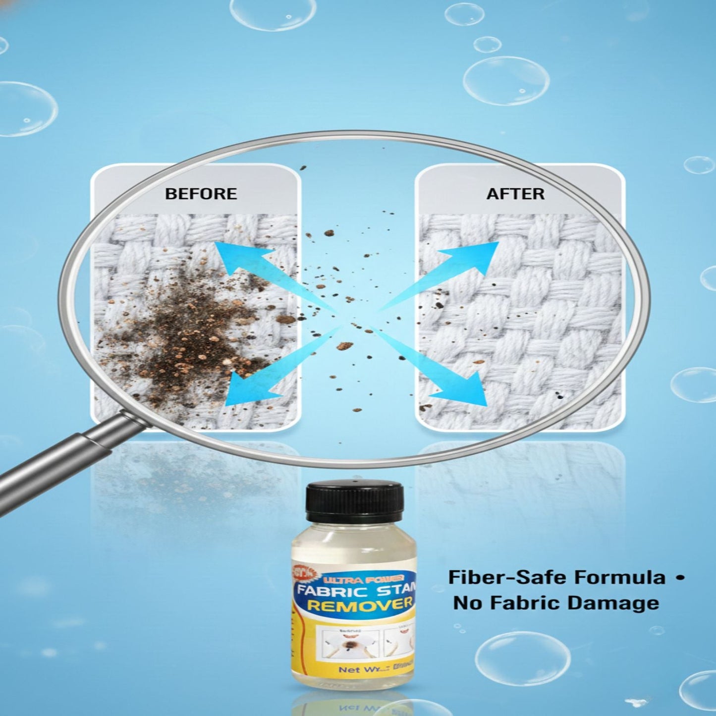 All in One Fabric Stain Remover 100ml (Pack of 2 Bottle 50ml Each)