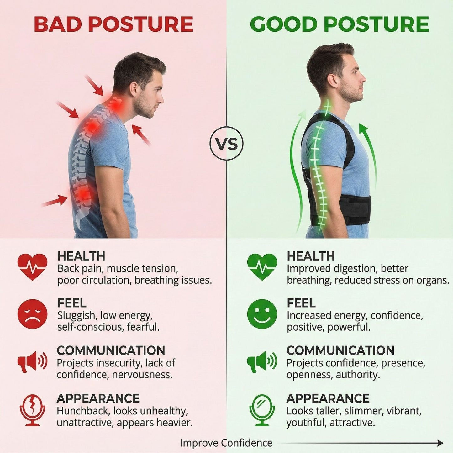 Posture Corrector Belt Unisex