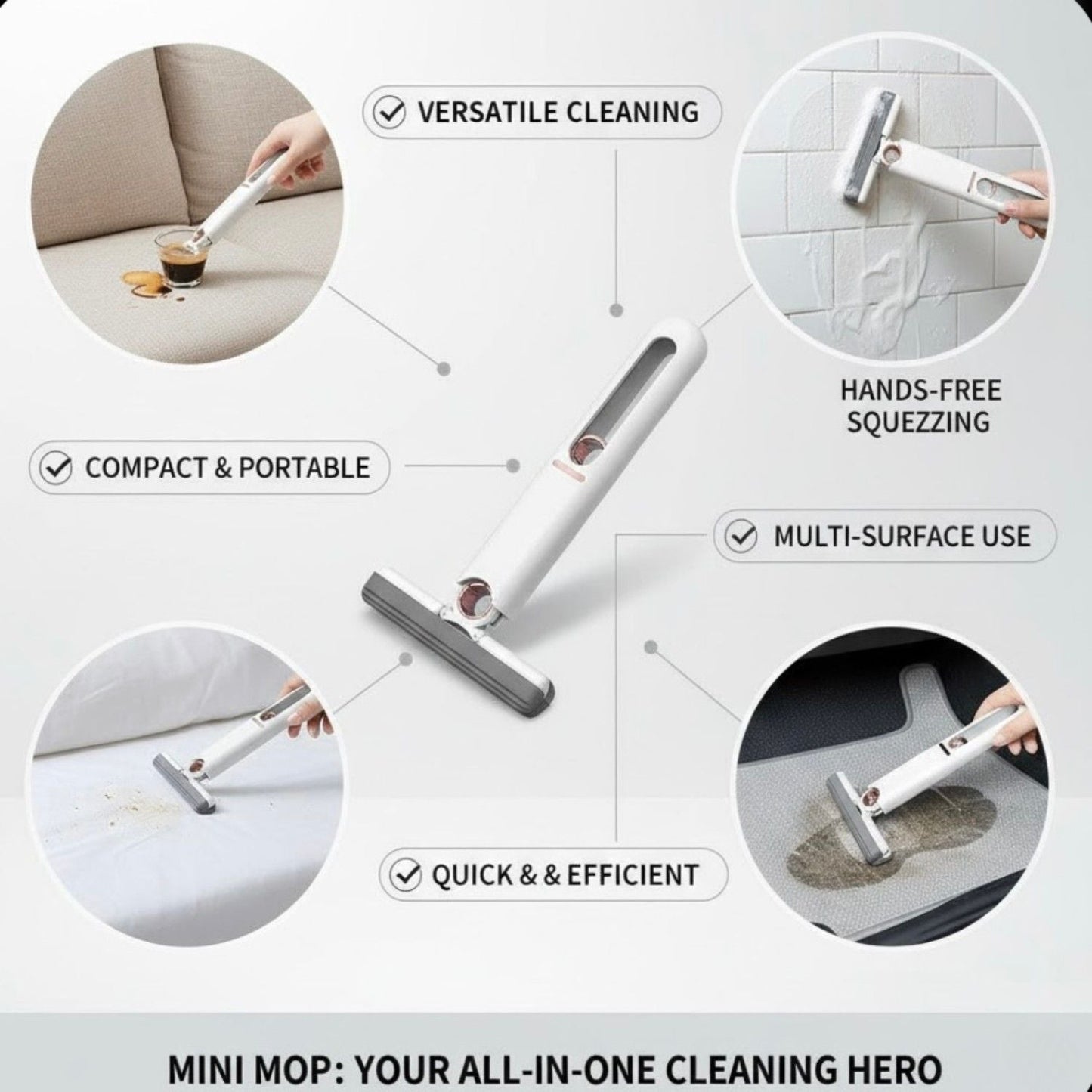 Portable Mini Mop Tools