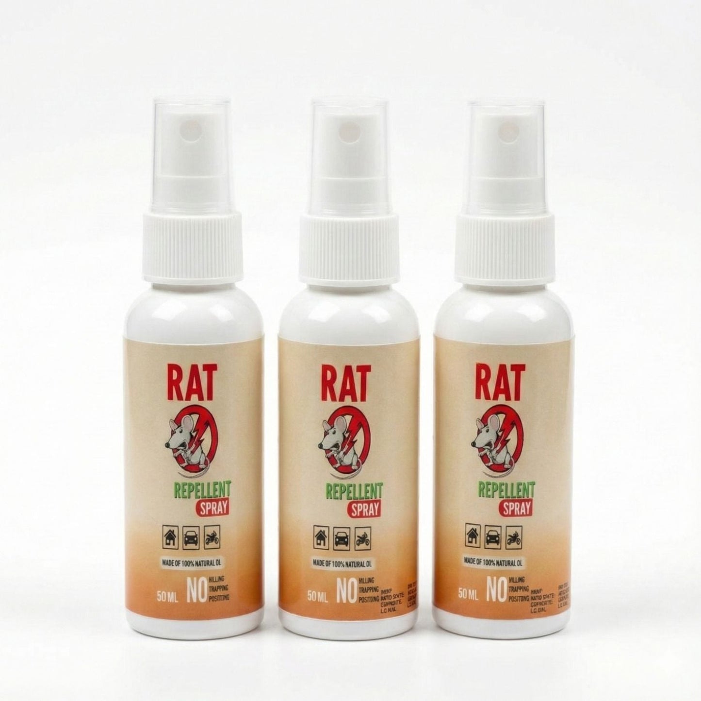 Rat Repellent Spreay 50ML (Pack of 3)