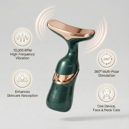 2 In 1 Anti Wrinkles  Facial Massager For Skin Care