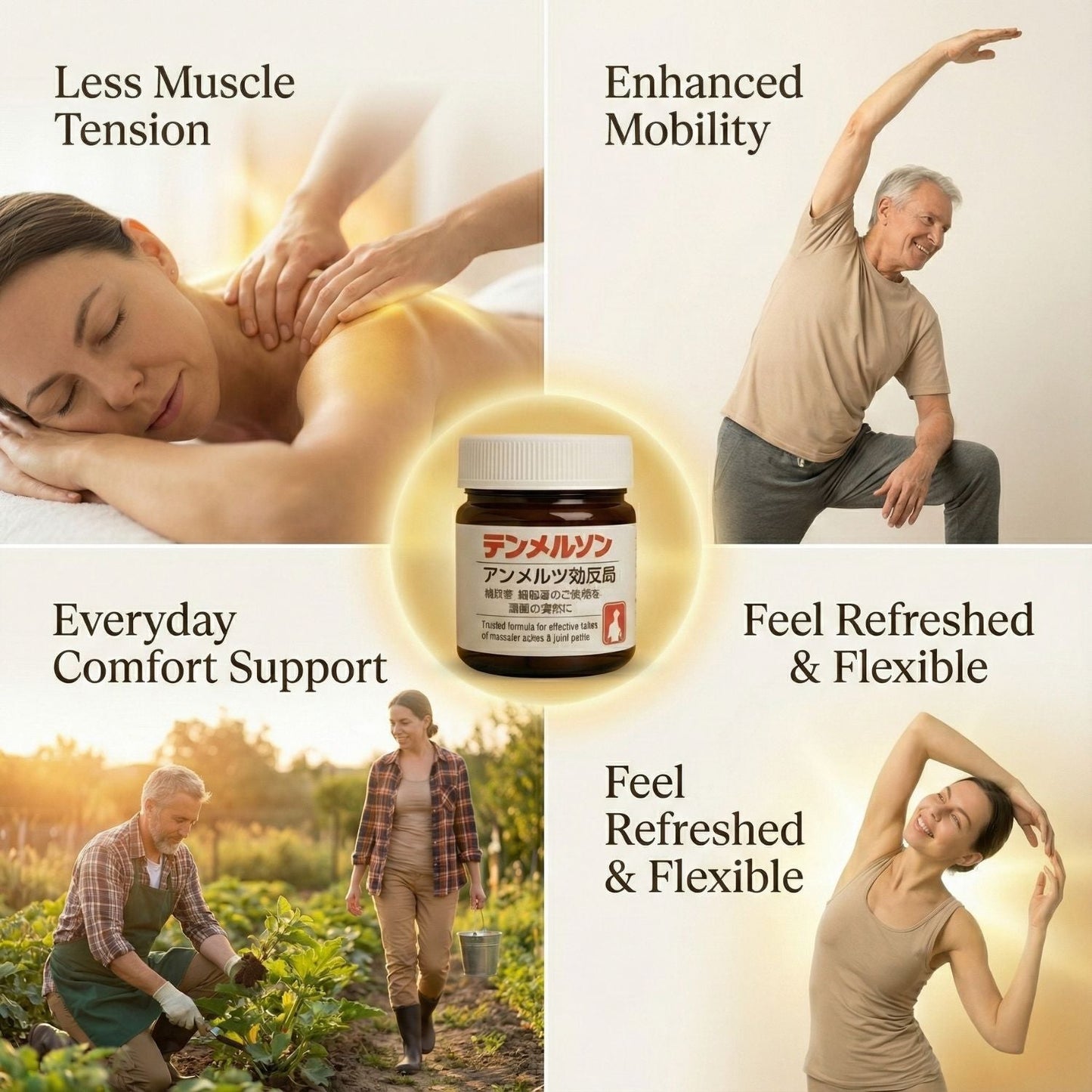 Instant Pain Relief Soothing Massage Gel Pack of 2